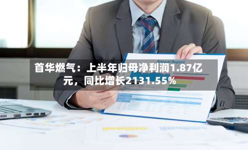 首华燃气：上半年归母净利润1.87亿元，同比增长2131.55%-第3张图片