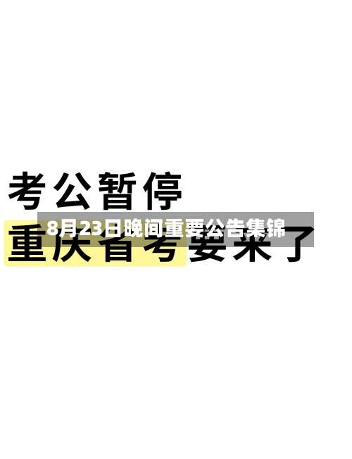 8月23日晚间重要公告集锦-第2张图片