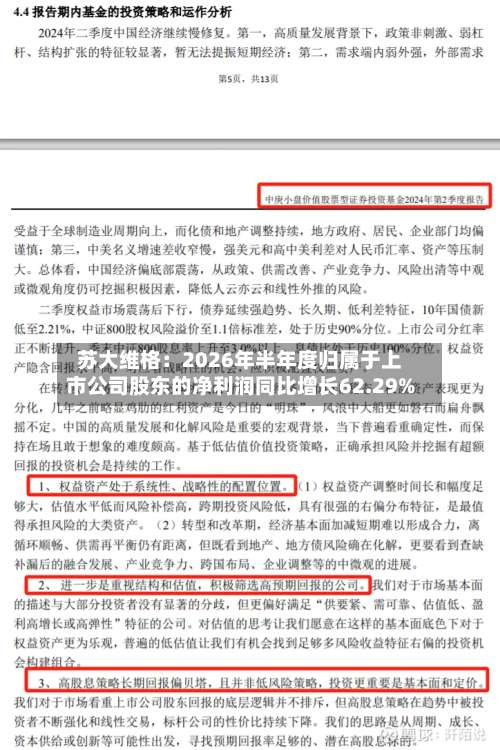 苏大维格：2026年半年度归属于上市公司股东的净利润同比增长62.29%-第1张图片