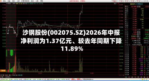 沙钢股份(002075.SZ)2026年中报净利润为1.37亿元、较去年同期下降11.89%-第3张图片