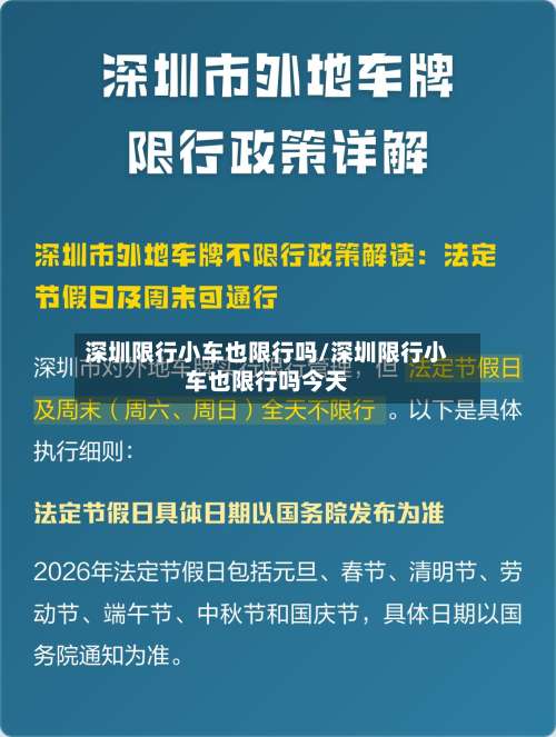 深圳限行小车也限行吗/深圳限行小车也限行吗今天-第2张图片