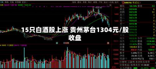 15只白酒股上涨 贵州茅台1304元/股收盘