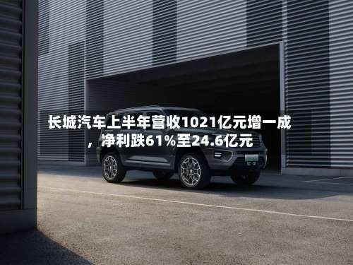 长城汽车上半年营收1021亿元增一成，净利跌61%至24.6亿元-第3张图片
