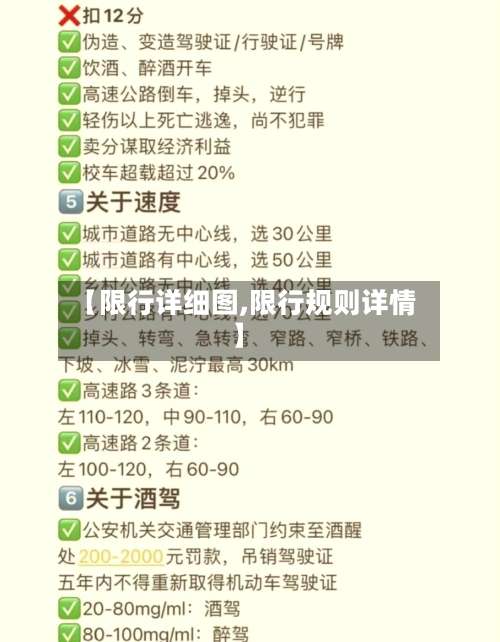 【限行详细图,限行规则详情】-第2张图片