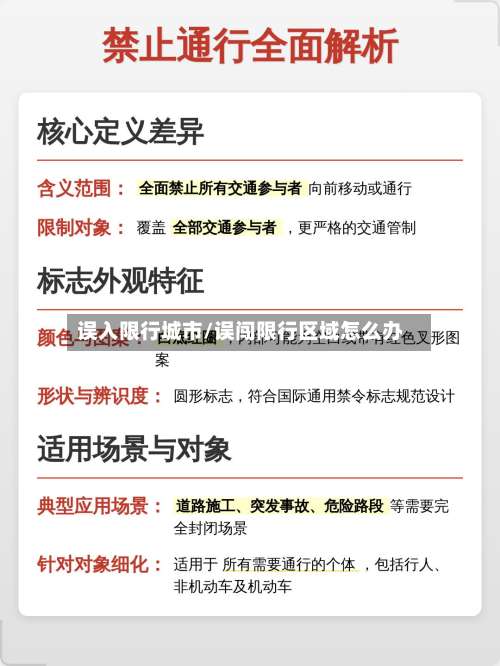 误入限行城市/误闯限行区域怎么办