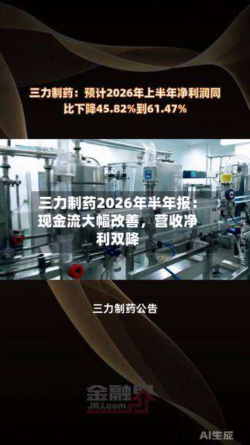 三力制药2026年半年报：现金流大幅改善，营收净利双降-第2张图片