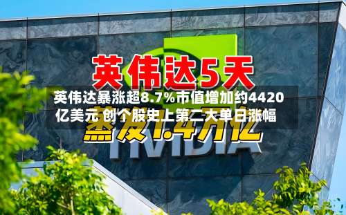 英伟达暴涨超8.7%市值增加约4420亿美元 创个股史上第二大单日涨幅-第2张图片