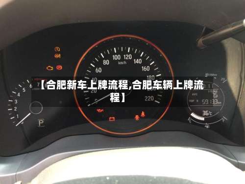 【合肥新车上牌流程,合肥车辆上牌流程】-第3张图片