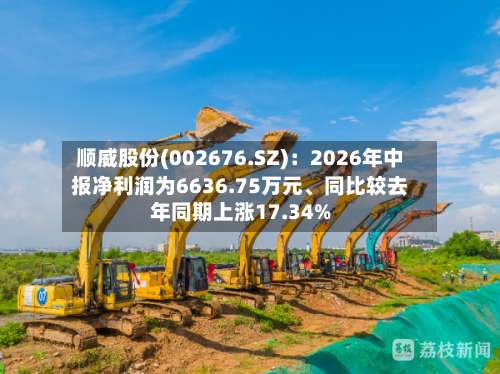 顺威股份(002676.SZ)：2026年中报净利润为6636.75万元	、同比较去年同期上涨17.34%-第1张图片
