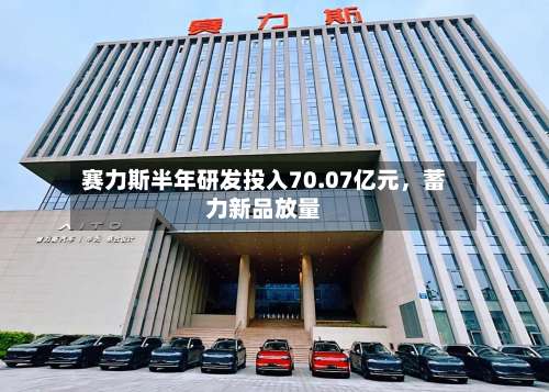 赛力斯半年研发投入70.07亿元，蓄力新品放量-第1张图片