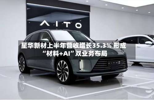 星华新材上半年营收增长35.3% 形成“材料+AI	”双业务布局-第1张图片