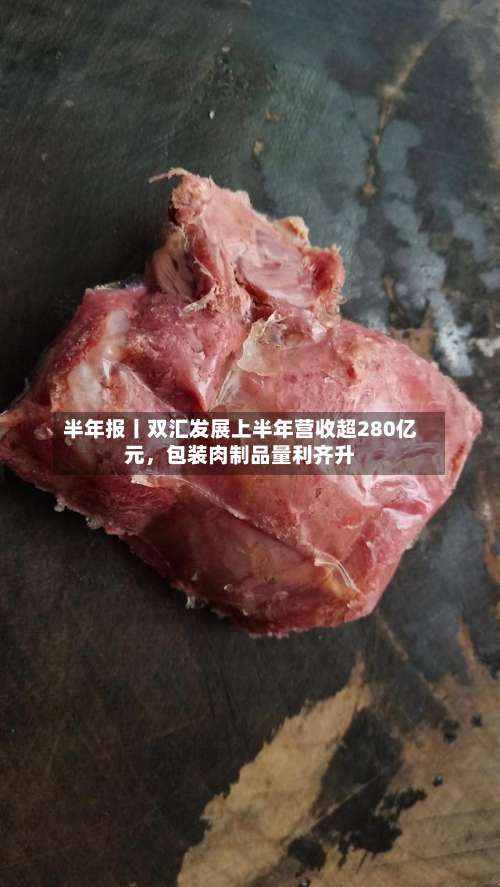 半年报丨双汇发展上半年营收超280亿元，包装肉制品量利齐升-第3张图片
