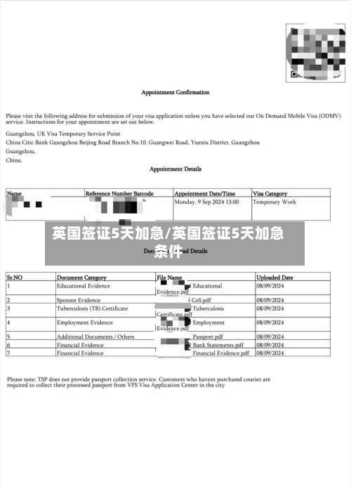 英国签证5天加急/英国签证5天加急条件-第3张图片