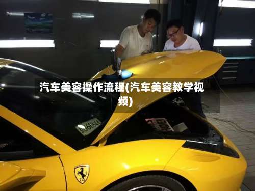 汽车美容操作流程(汽车美容教学视频)