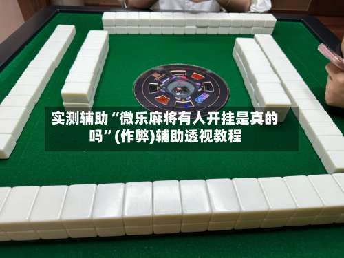 实测辅助“微乐麻将有人开挂是真的吗”(作弊)辅助透视教程-第3张图片