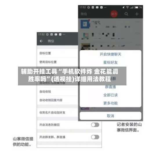 辅助开挂工具“手机软件炸 金花能调胜率吗”(透视挂)详细用法教程-第2张图片