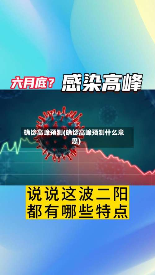 确诊高峰预测(确诊高峰预测什么意思)-第3张图片