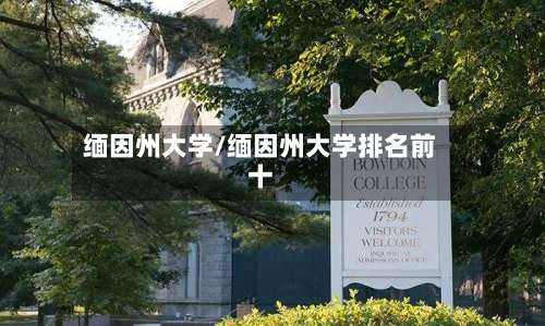 缅因州大学/缅因州大学排名前十