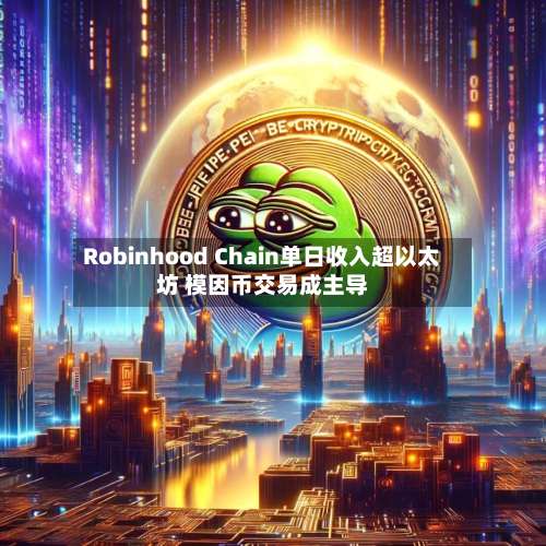 Robinhood Chain单日收入超以太坊 模因币交易成主导