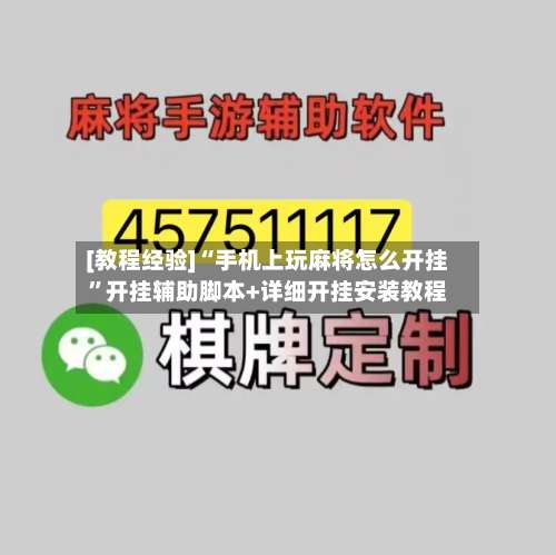 [教程经验]“手机上玩麻将怎么开挂	”开挂辅助脚本+详细开挂安装教程-第3张图片