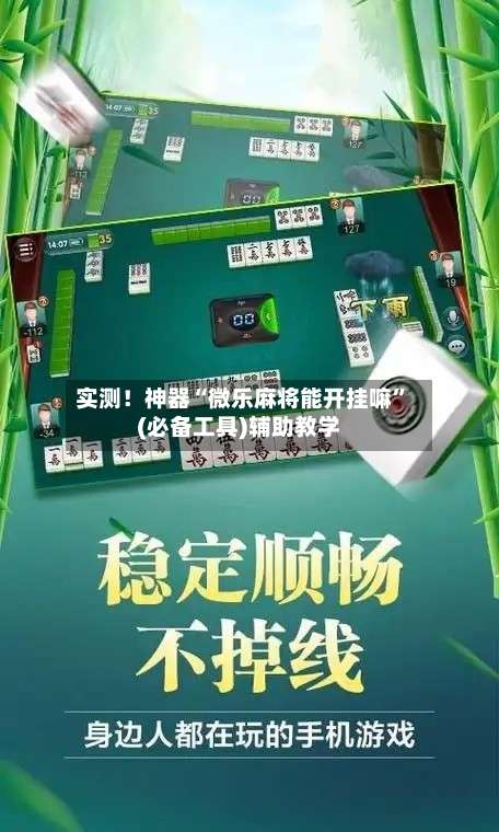 实测！神器“微乐麻将能开挂嘛”(必备工具)辅助教学-第3张图片