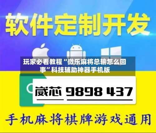 玩家必看教程“微乐麻将总输怎么回事”科技辅助神器手机版-第3张图片