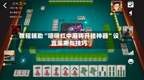 教程辅助“嘻嘻红中麻将开挂神器”设置策略与技巧-第2张图片