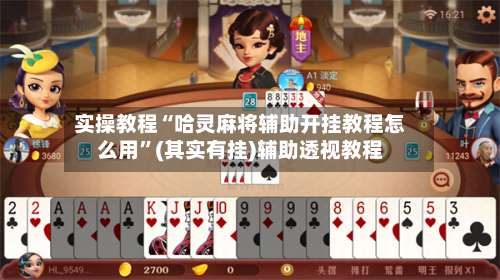 实操教程“哈灵麻将辅助开挂教程怎么用”(其实有挂)辅助透视教程-第2张图片