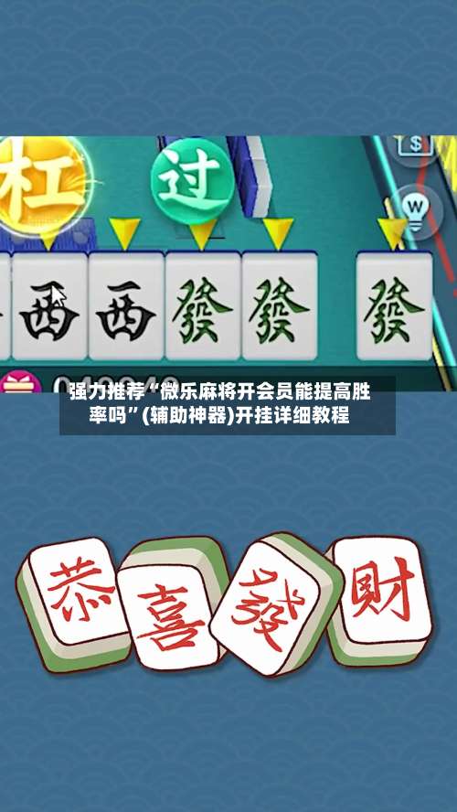 强力推荐“微乐麻将开会员能提高胜率吗”(辅助神器)开挂详细教程-第2张图片